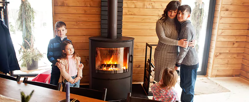 Morso Cast Iron Fireplace Insert Installation in Glendale Heights, Illinois