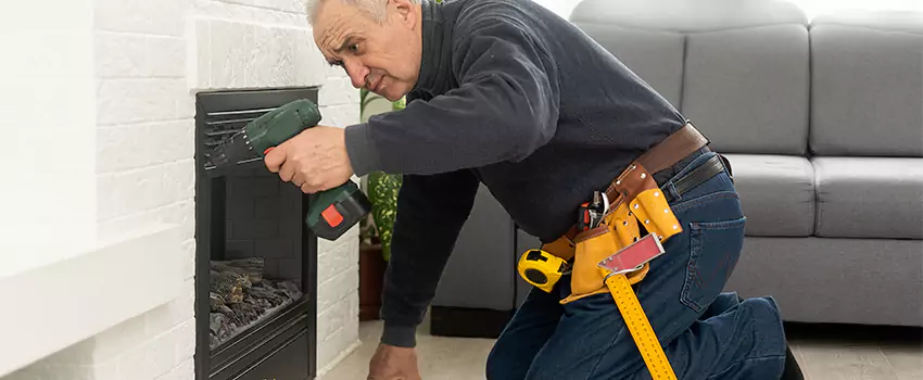 New Indoor Fireplace Installation in Glendale Heights, Illinois