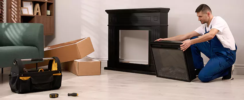 Old Rusted Metal Fireplace Repair And Replacement in Glendale Heights, IL